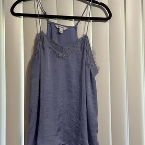 Nine West Lavender Camisole with Lace Trim